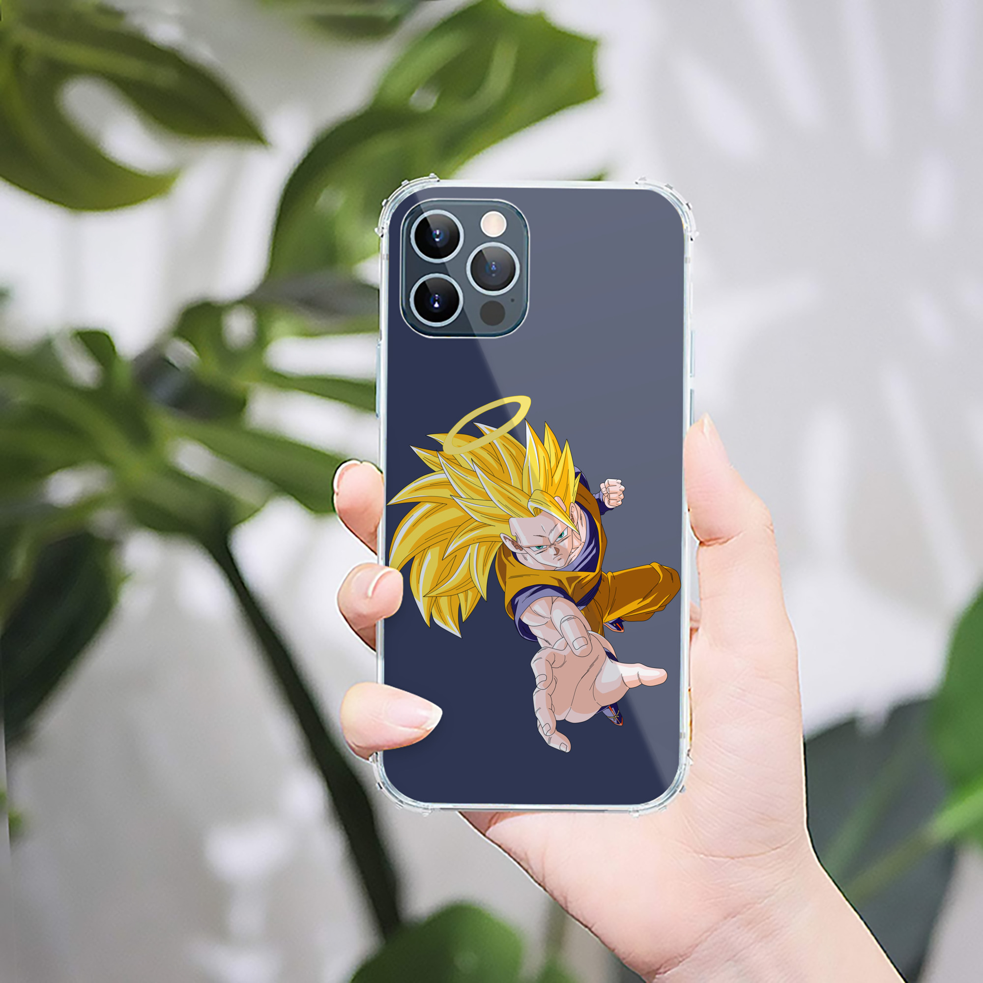 （画像用） ドラゴンボール 孫悟空（そん ごくう）Son Goku カカロット DRAGON BALL Kakarotto 【iPhone 12シリーズ対応】透明スマホケース（クリアソフトケース）